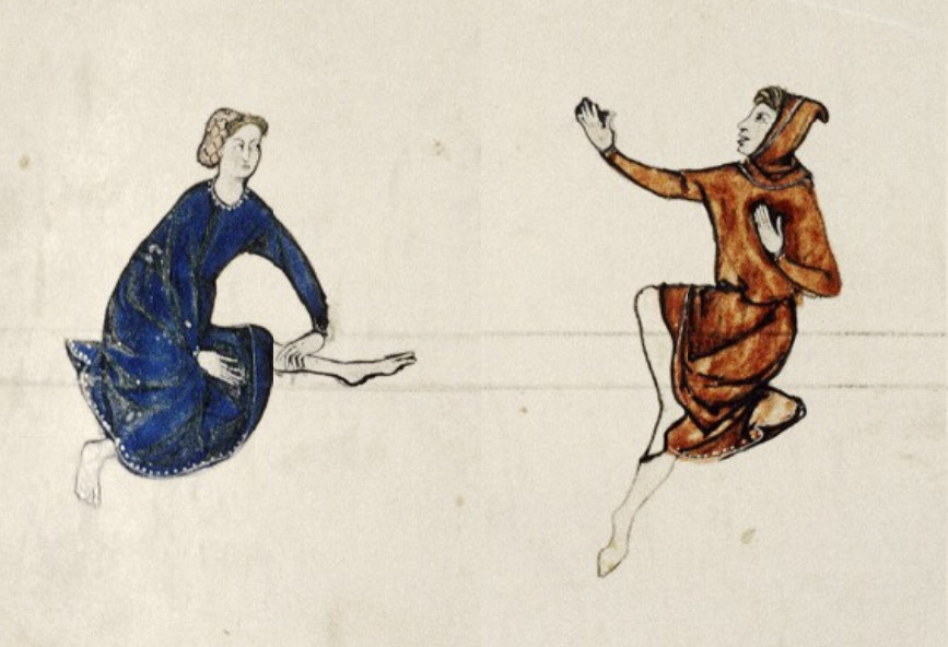 medieval dancers