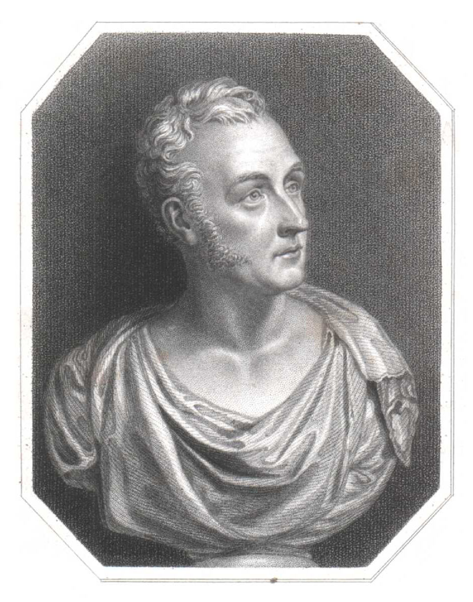 portrait of William Kitchiner from a bust done in classical style