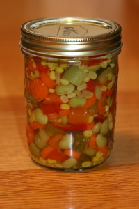 a jar of chow chow