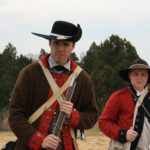 soldiers at a reenactment of the Battle of Guilford Courthouse, 2008