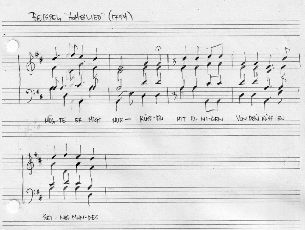 transcription of choral music